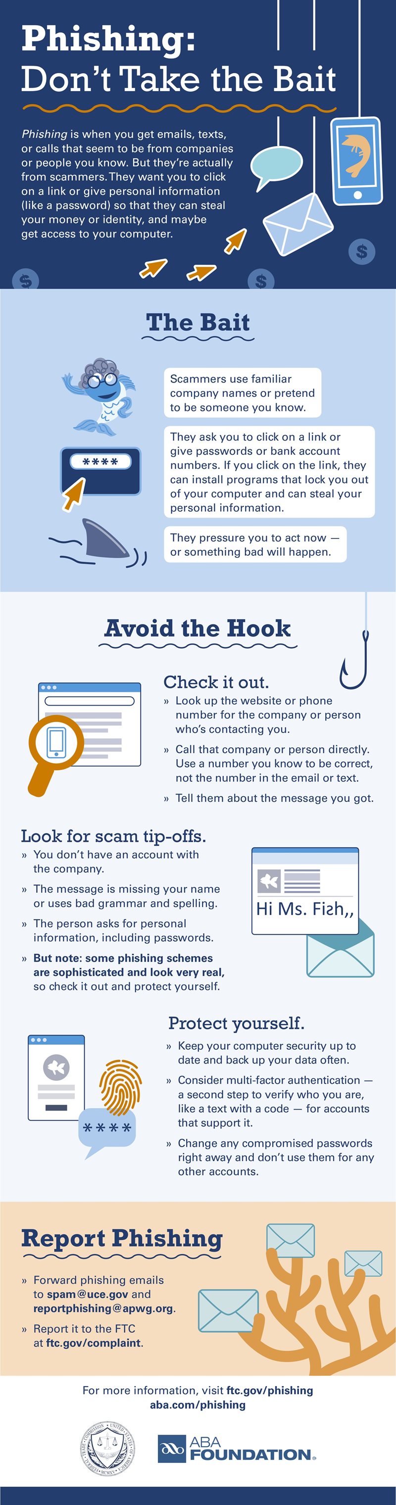 Phishing ABA infographic